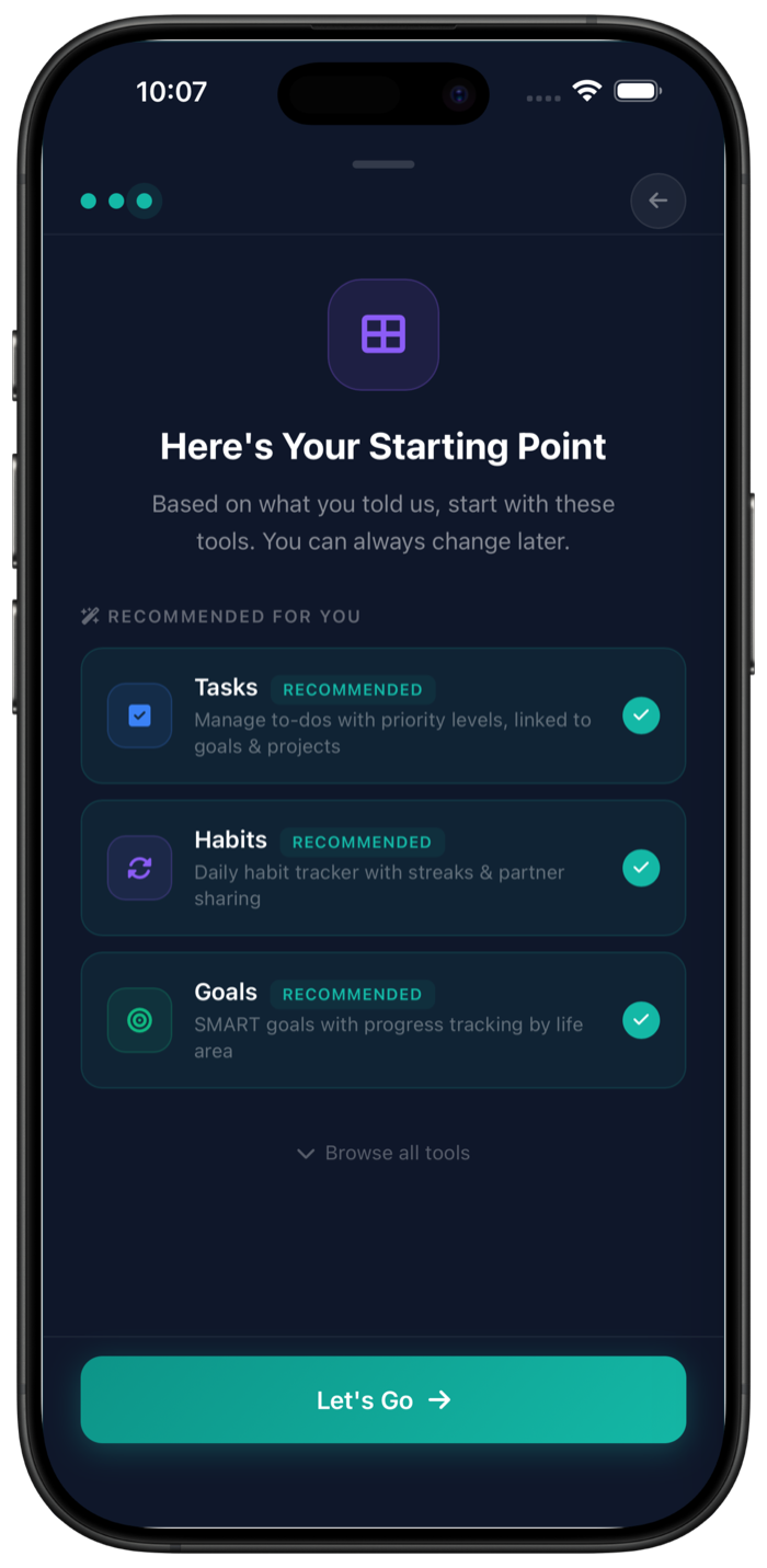 Here's Your Starting Point